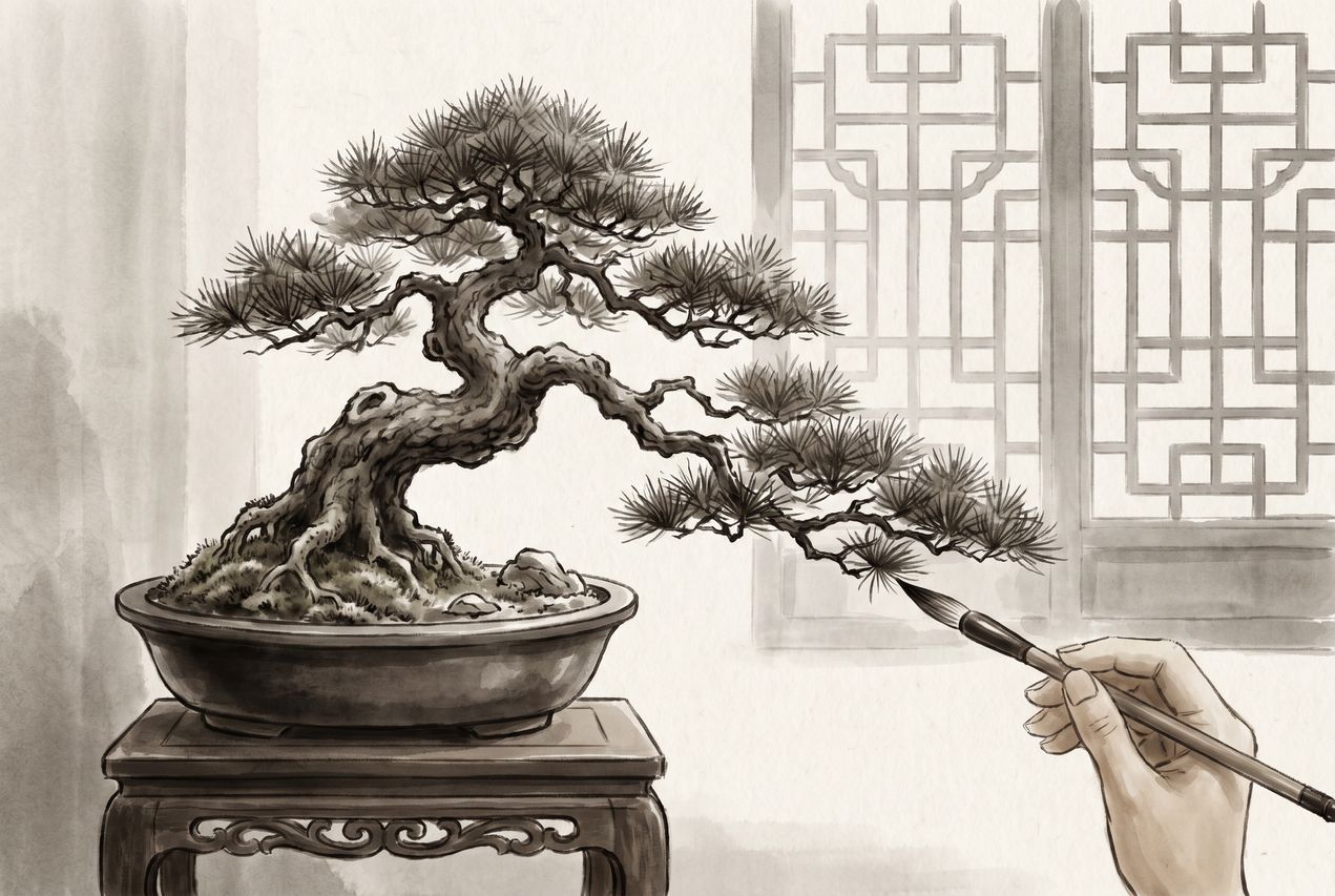 免费菠萝案头清供盆景制作视频教程 - 3kx7lc.cn